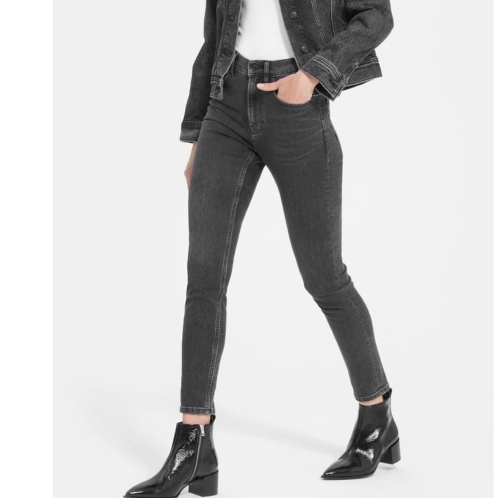 Everlane high rise black skinny jeans NWT Size 23T